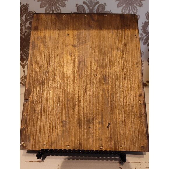 Eastern Box Turtle Fossil Shell in Rustic Wood Frame - Unique Wall Art Home Deco - Picture 4 of 5